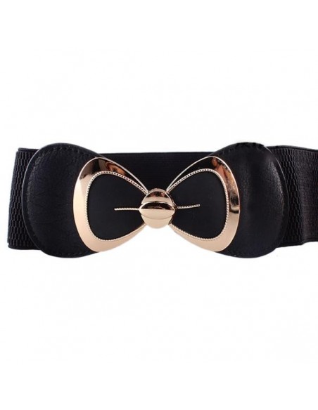 Elastic belt with bow