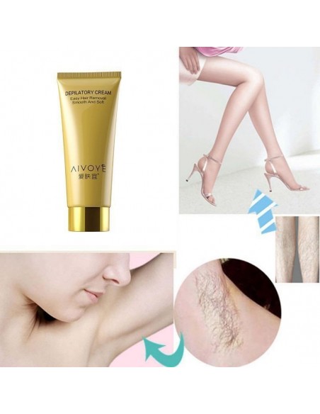 Depilatory Cream: A fast and effective hair removal.