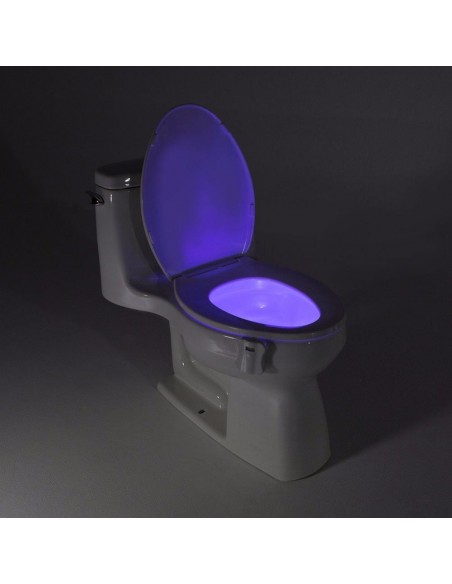 Smart LED WC - DÉTECTION DE MOUVEMENT 8 Couleurs.