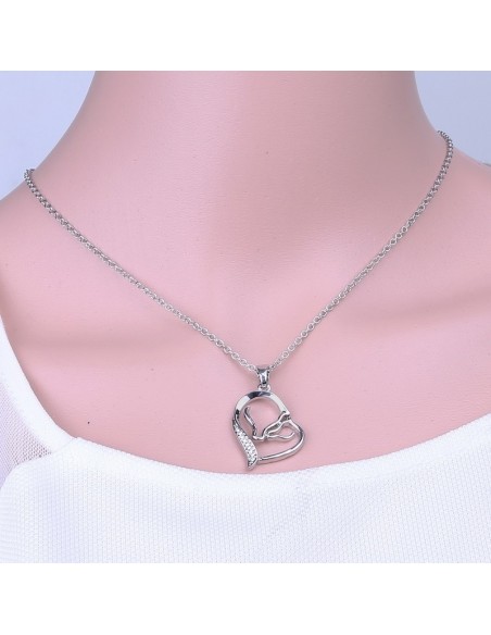 Horse heart pendant