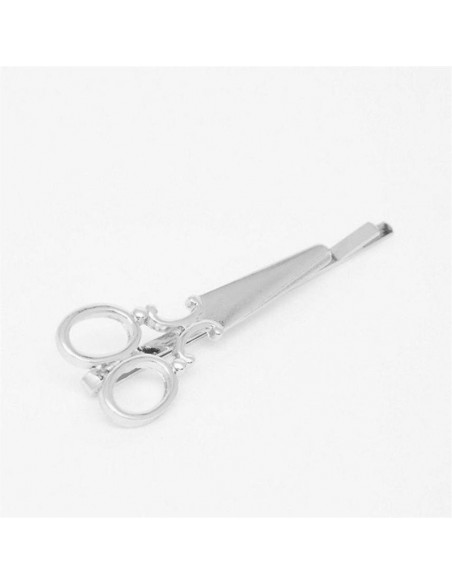 Vintage scissors hair brooch