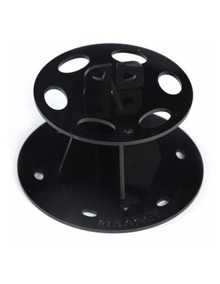 Round stand for makeup brushes