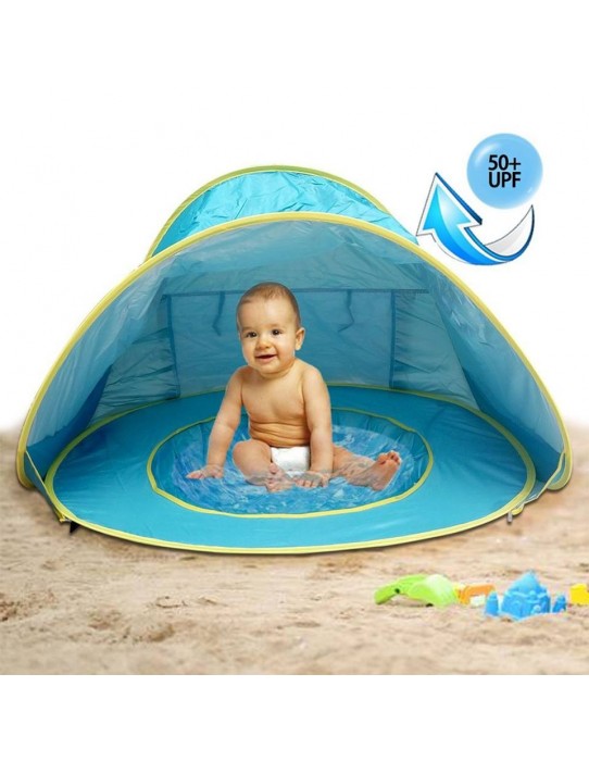 Carpa playa piscina para bebé.