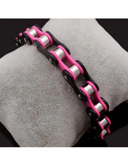 Motorcycle chain bracelet